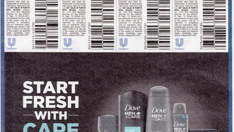 Dove Men + Care 'Start Fresh' FSI